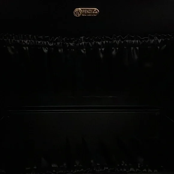 Fendi vintage unisex FF Pequin logo monogram trunk briefcase bag - Picture 11 of 13